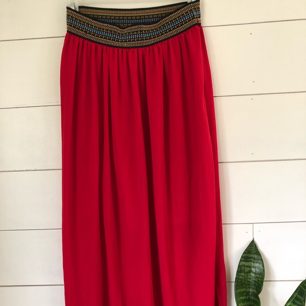 Harper Maxi Skirt with Slit - sz medium